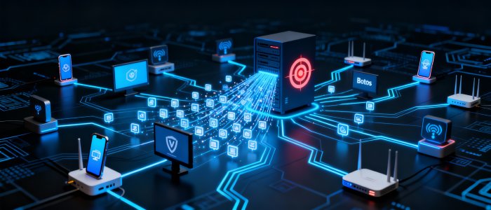 DDoS-атаки через IoT-устройства выросли в 5 раз: ботнеты достигли мощности 1,5 Тбит/с